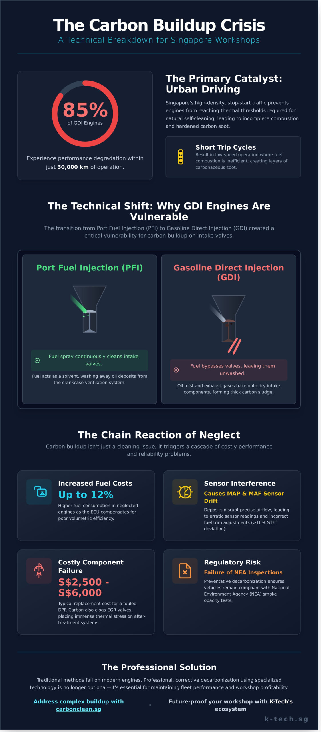 Advanced Engine Carbon Cleaning Technology: A Professional Guide for Singapore Workshops - Infographic