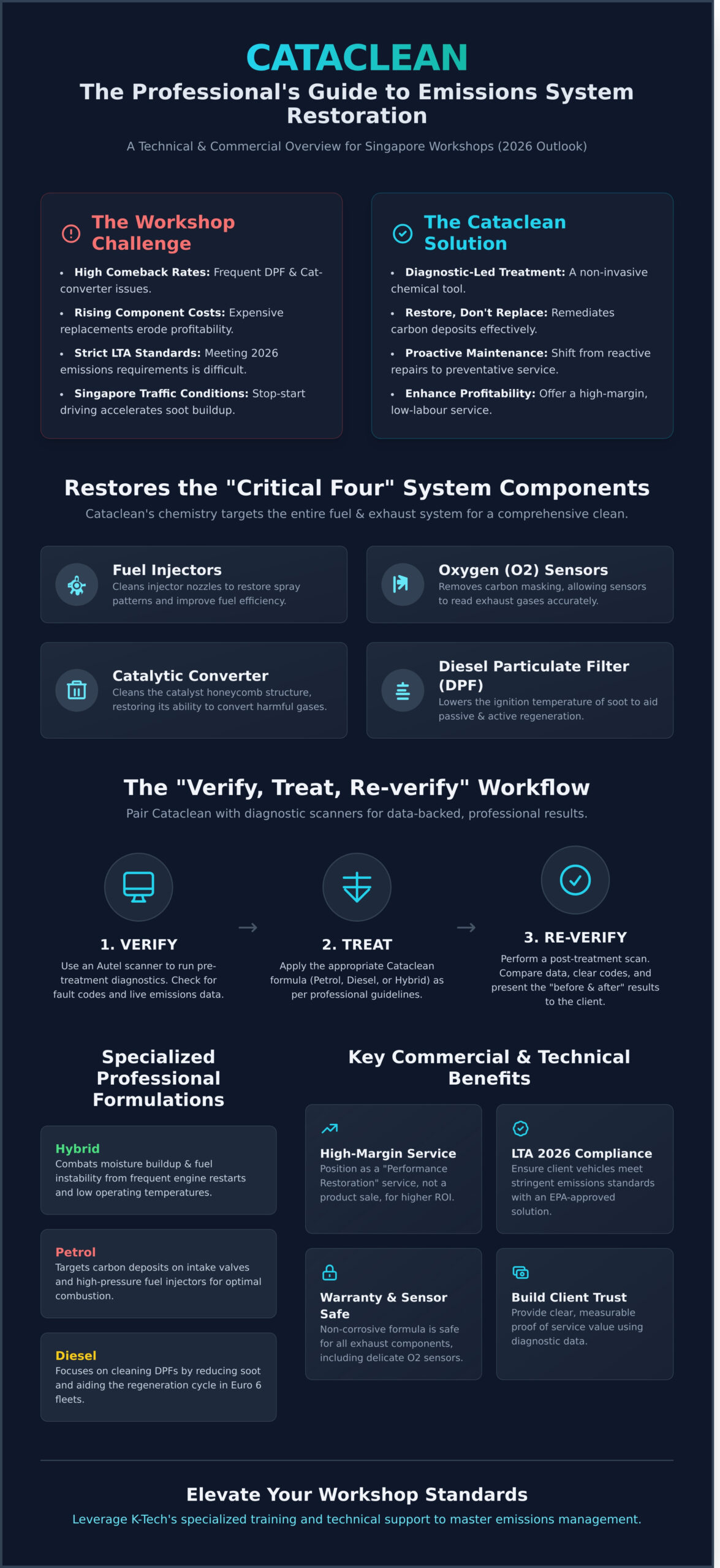 Cataclean for Professional Workshops: A Technical and Commercial Guide for 2026 - Infographic